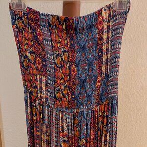 Boho Smocked Maxi Dress